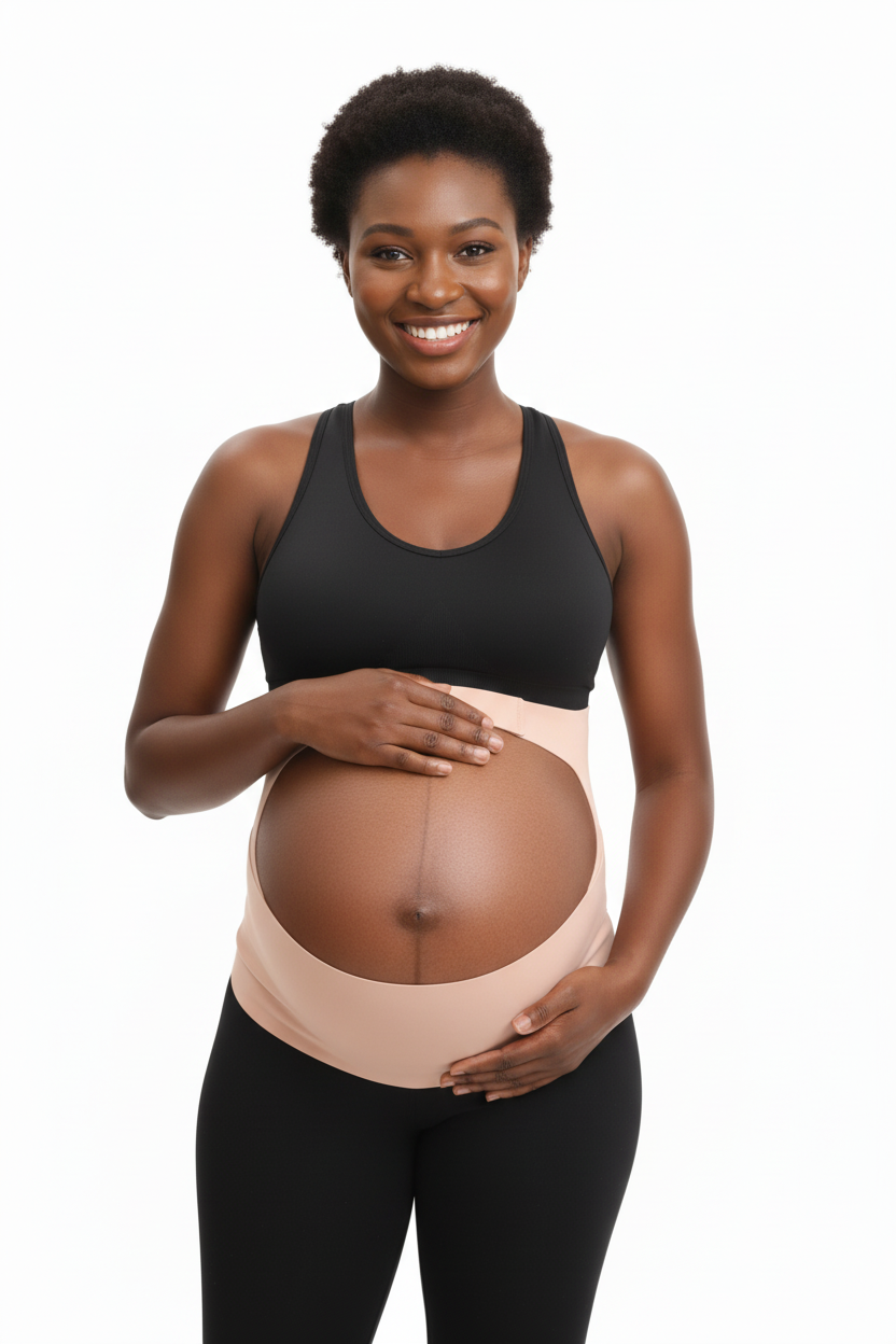 After - With CARE4MOM Belly Band