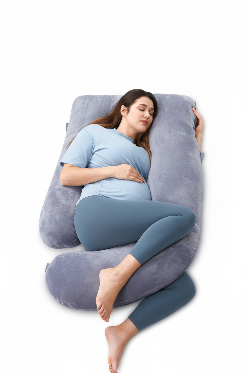 After - With CARE4MOM Pregnancy Pillow