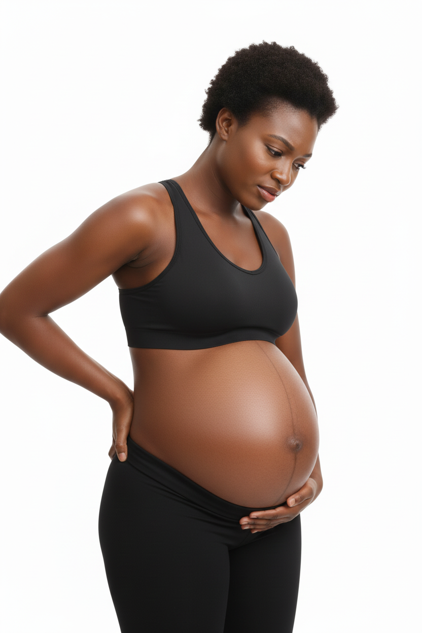 Before - Without Belly Band